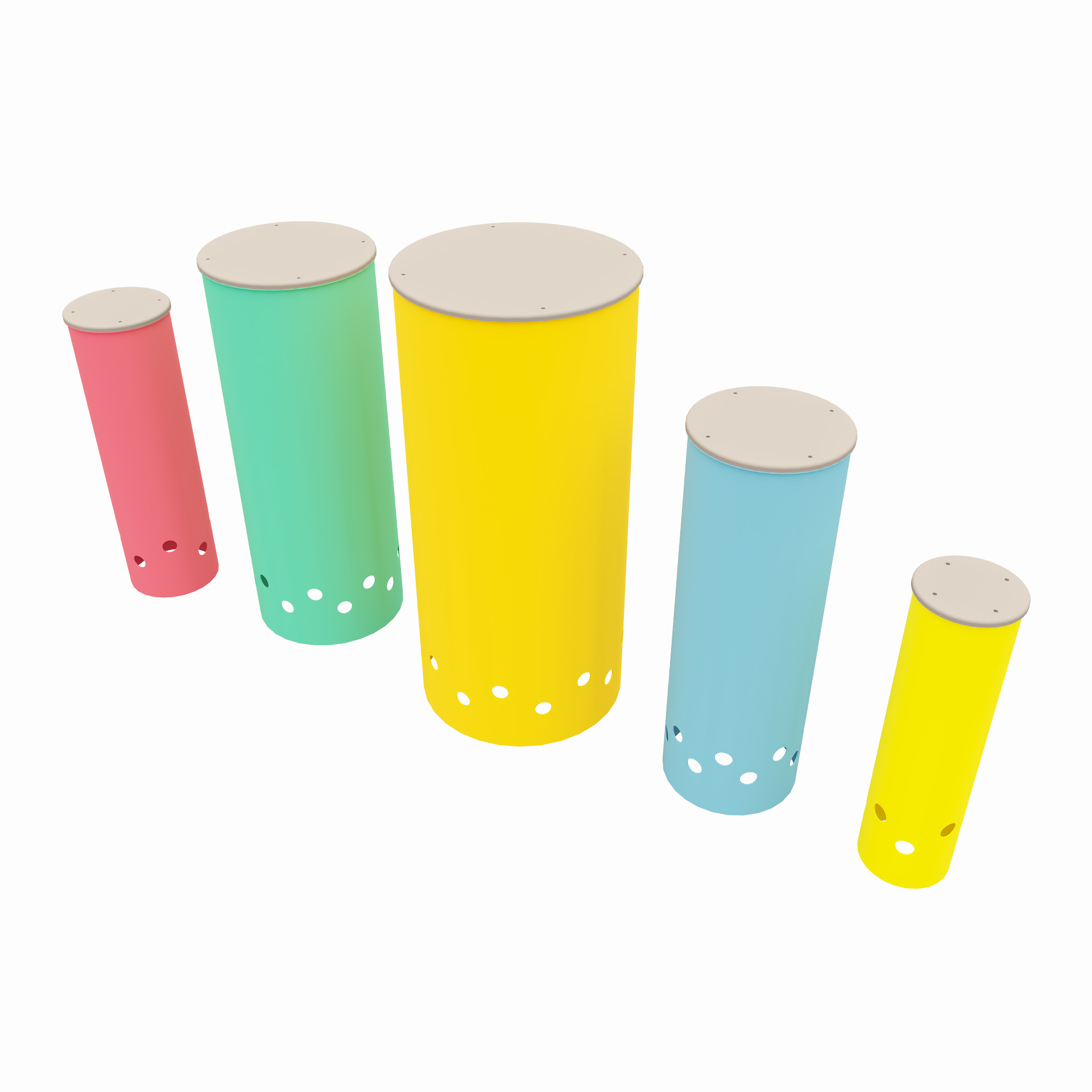 Барабаны цветные маф