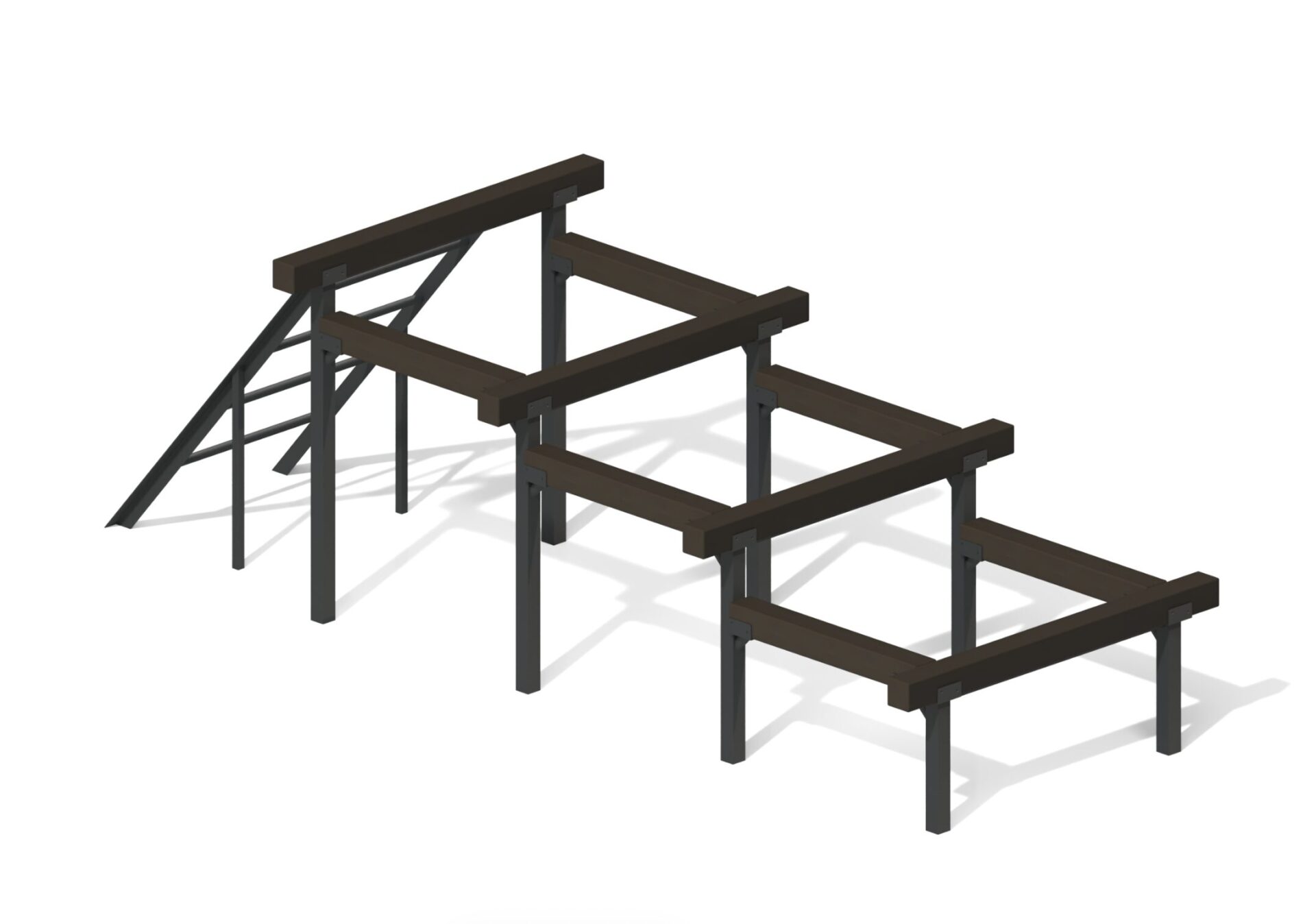 Полоса препятствий «Разрушенная лестница»